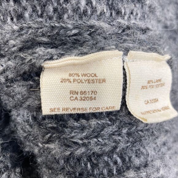 Free People Sweater Womens Small Wool Blend Cowl Neck Button Pullover Pocket - Picture 16 of 16